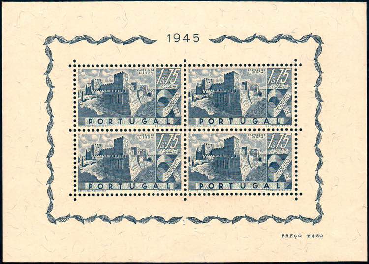 PORTOGALLO FOGLIETTI 1945 - 1,75 ... 