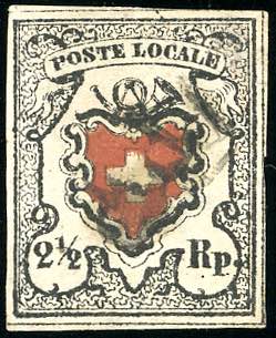 SVIZZERA 1850 POSTE FEDERALI - 2 ... 