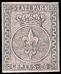 1852 - 25 cent. violetto (4), ... 