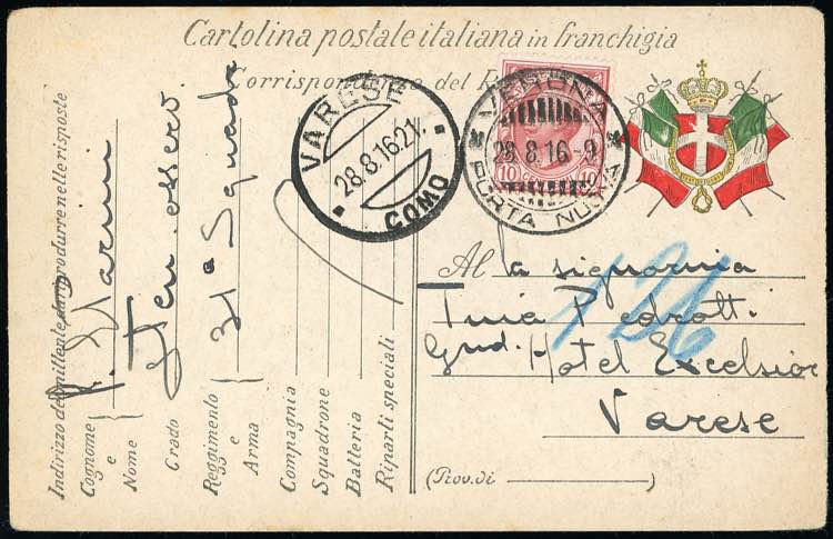 REGNO DITALIA POSTA MILITARE ... 