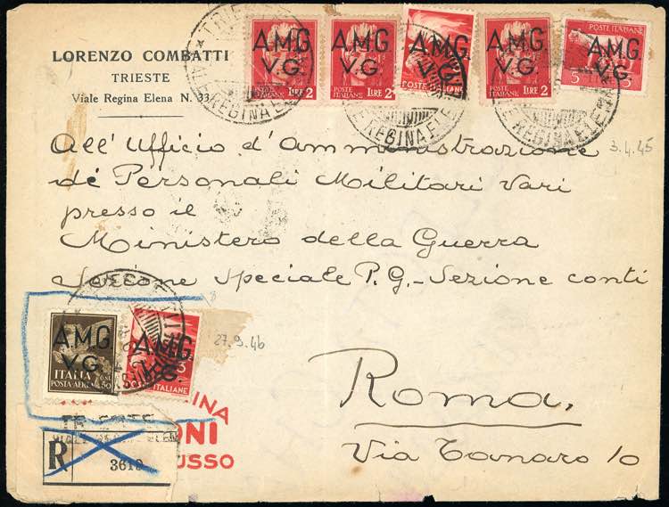 TRIESTE AMG-VG 1946 - Sette buste ... 