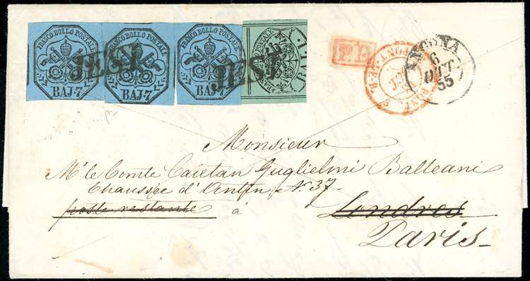 1855 - 7 baj azzurro, tre ... 