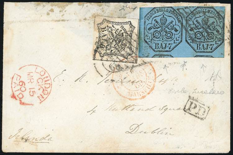 1860 - 7 baj azzurro, coppia, 8 ... 