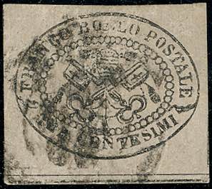 1867 - 3 cent. grigio rosa (14), ... 