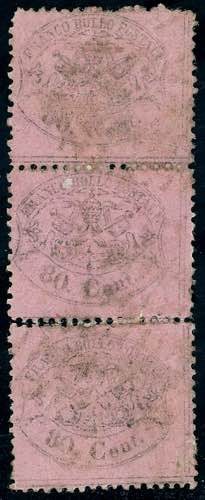 1868 - 80 cent. rosa chiaro (30), ... 