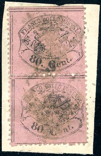 1868 - 80 cent. rosa lillaceo ... 