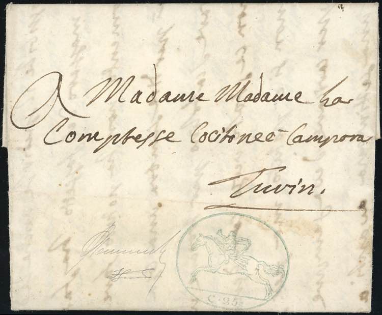 1820 - 25 cent. Cavallino, ... 