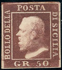 1859 - 50 grana cioccolato (14a), ... 