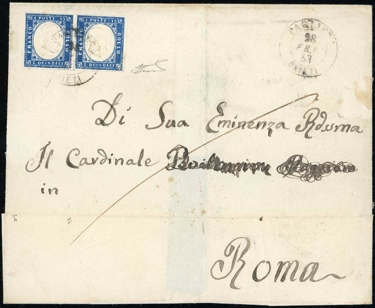 1863 - 15 cent. Tipo Sardegna ... 