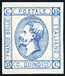 1863 - 15 cent. Litografico, I ... 