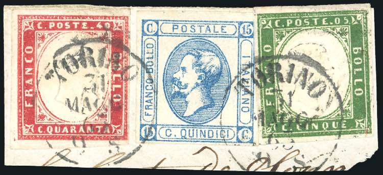 1863 - 15 cent. Litografico, I ... 