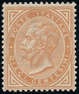 1863 - 10 cent. De La Rue, ... 