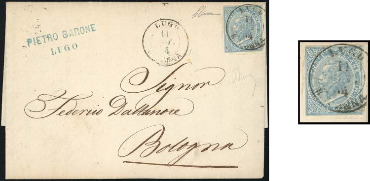 1864 - 15 cent. De la Rue, ... 