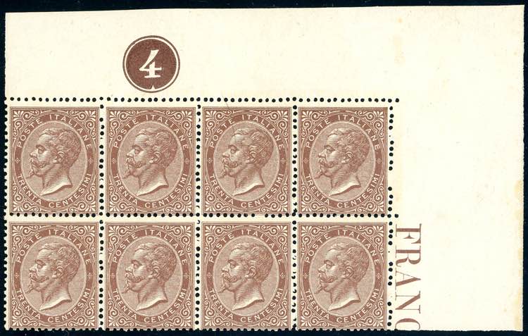 1866 - 30 cent. bruno castano, ... 