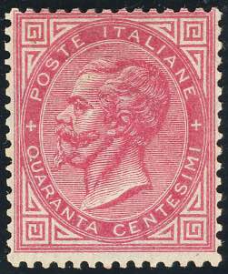 1863 - 40 cent. De La Rue, ... 