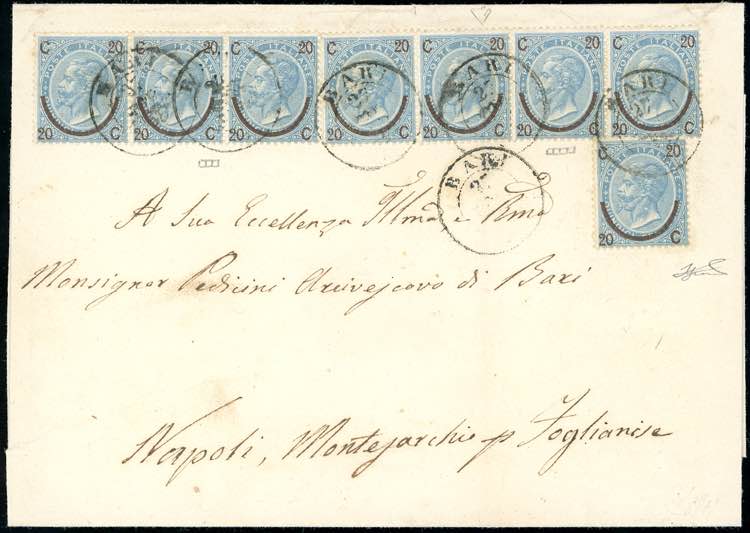 1865 - 20 cent. su 15 cent. Ferro ... 