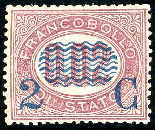 1878 - 2 cent. su 0,02 ... 