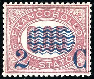 1878 - 2 cent. su 0,05 lire ... 