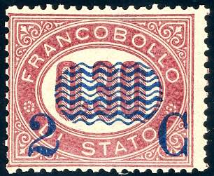 1878 - 2 cent. su 0,30 lire ... 