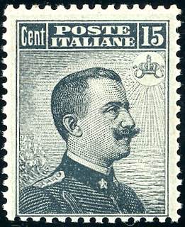 1909 - 15 cent. Michetti, II tipo ... 