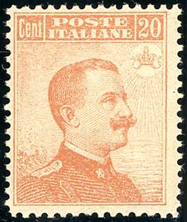 1916 - 20 cent. Michetti, senza ... 