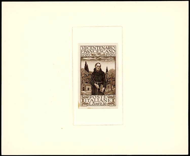 1926 - 5 + 2,50 lire San Francesco ... 