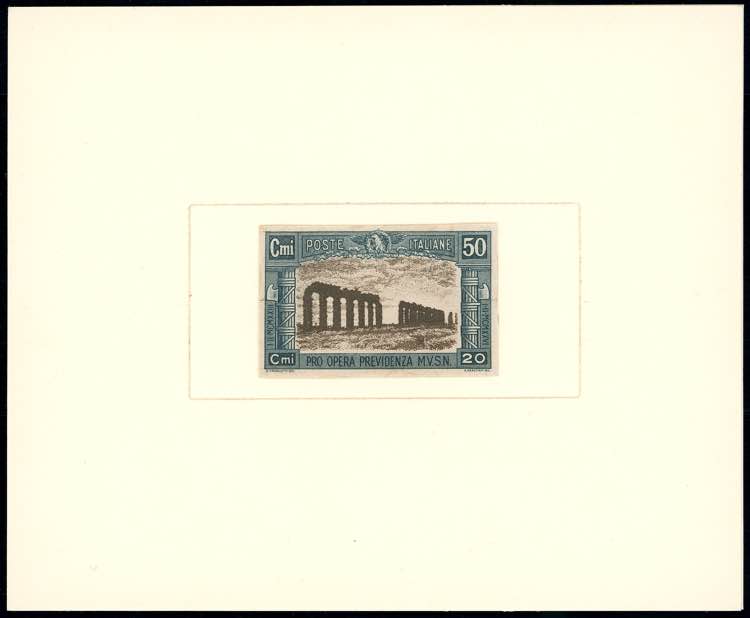 1928 - 50 + 20 cent. Milizia II ... 