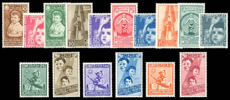 1937 - Colonie estive (406/415+A), ... 