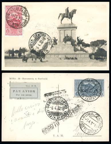 1932 - 50 cent. di posta aerea ... 