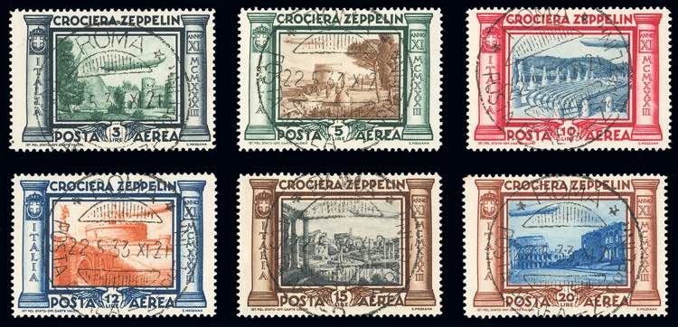 1933 - Crociera Zeppelin, serie ... 