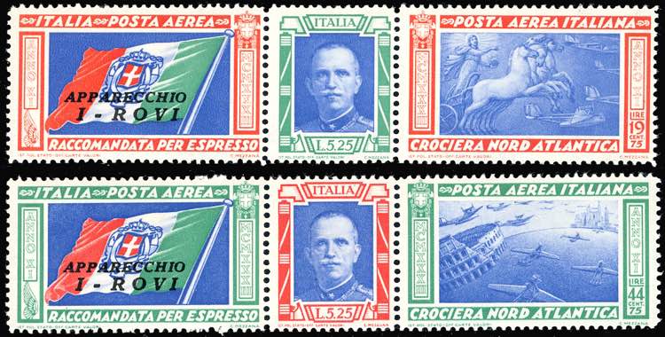 1933 - Trittici I-ROVI (51R/52R), ... 