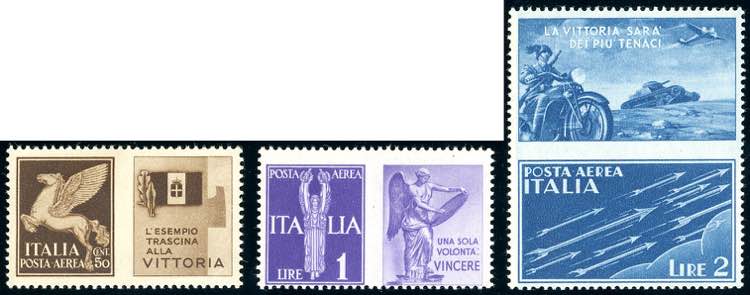 1942 - Non emessi, serie completa ... 