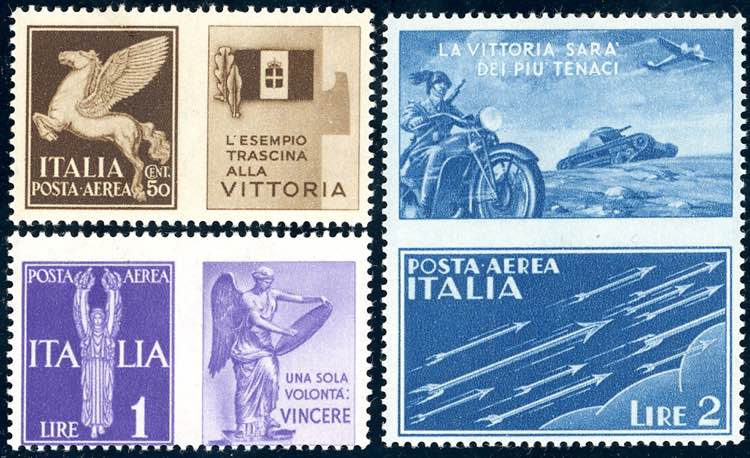 1942 - Non emessi, serie completa ... 