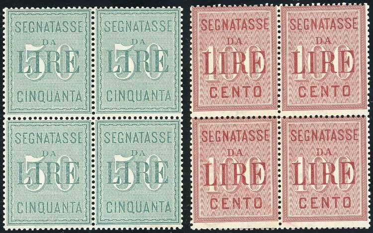 1884 - 50 e 100 lire (15/16), ... 