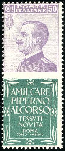 1924 - 50 cent. Piperno (13), ... 