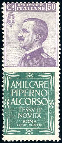 1924 - 50 cent. Piperno (13), ... 