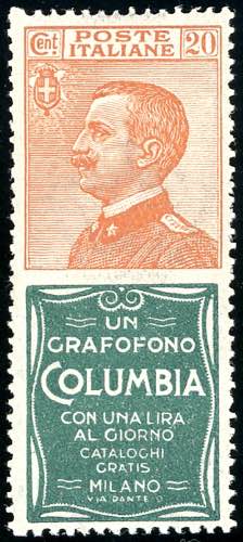 1925 - 20 cent. Columbia, non ... 