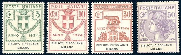 BIBLIOT.CIRCOLANTI MILANO 1924 - ... 