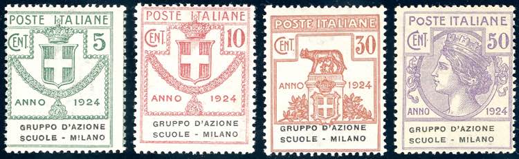 GRUPPO DAZIONE SCUOLE-MILANO 1924 ... 