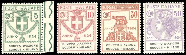 GRUPPO DAZIONE SCUOLE-MILANO 1924 ... 
