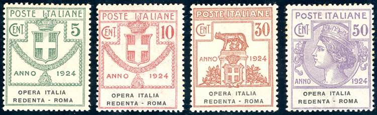 OPERA ITALIA REDENTA 1924 - Serie ... 