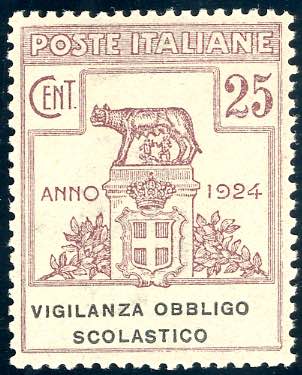 VIGILANZA OBBLIGO SCOLASTICO 1924 ... 