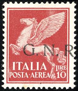 1944 - 10 lire soprastampa G.N.R. ... 