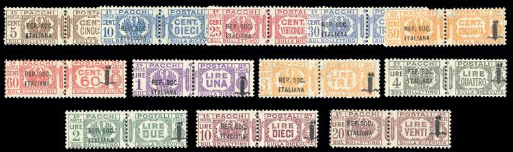 1944 - Soprastampati, serie ... 