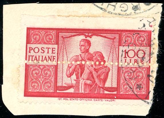 1946 - 100 lire Democratica, carta ... 