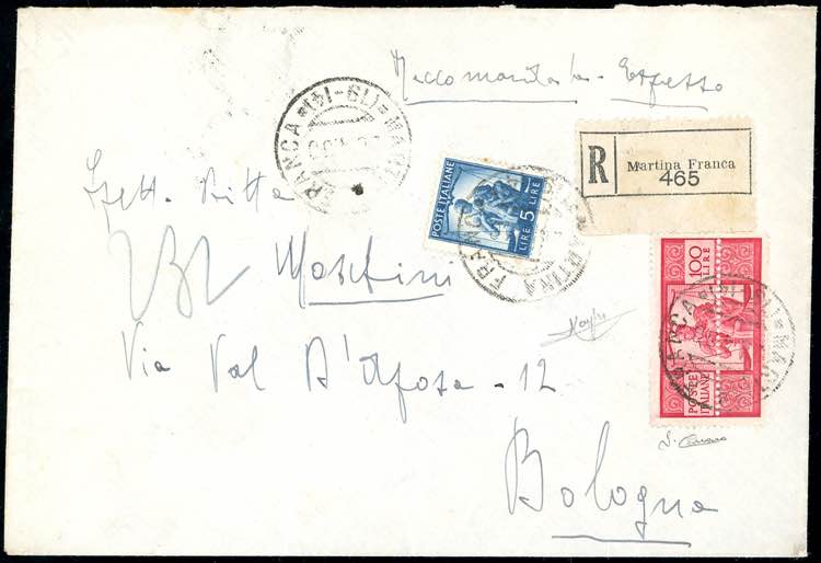 1950 - 100 lire Democratica, carta ... 