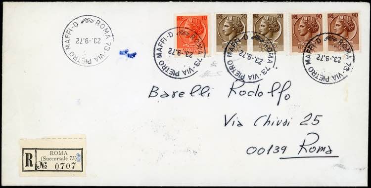 1972 - 10 lire vermiglio, ... 