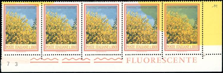 1968 - 180 lire Flora, striscia ... 