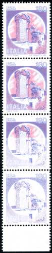 1980 - 180 lire Castelli, striscia ... 