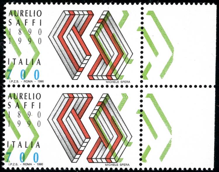 1990 - 700 lire Saffi, colore ... 